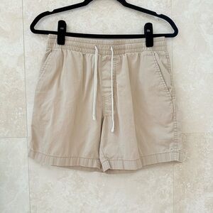 J.Crew Khaki Drawstring Shorts Elastic Waist Casual Summer Women’s Small